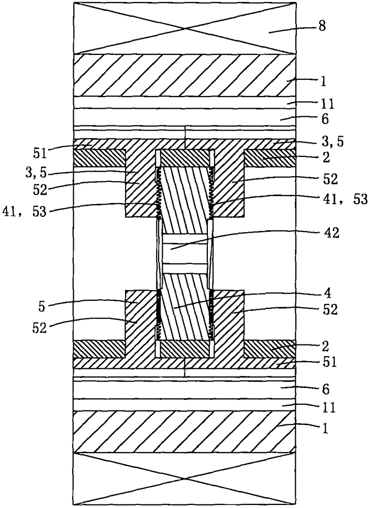 High-voltage zero-sequence current power transformer with relatively good wire clamping fastness