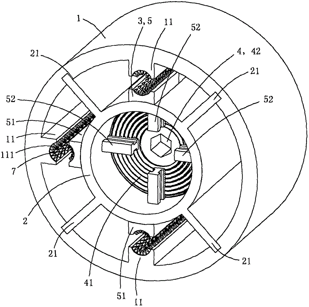 High-voltage zero-sequence current power transformer with relatively good wire clamping fastness