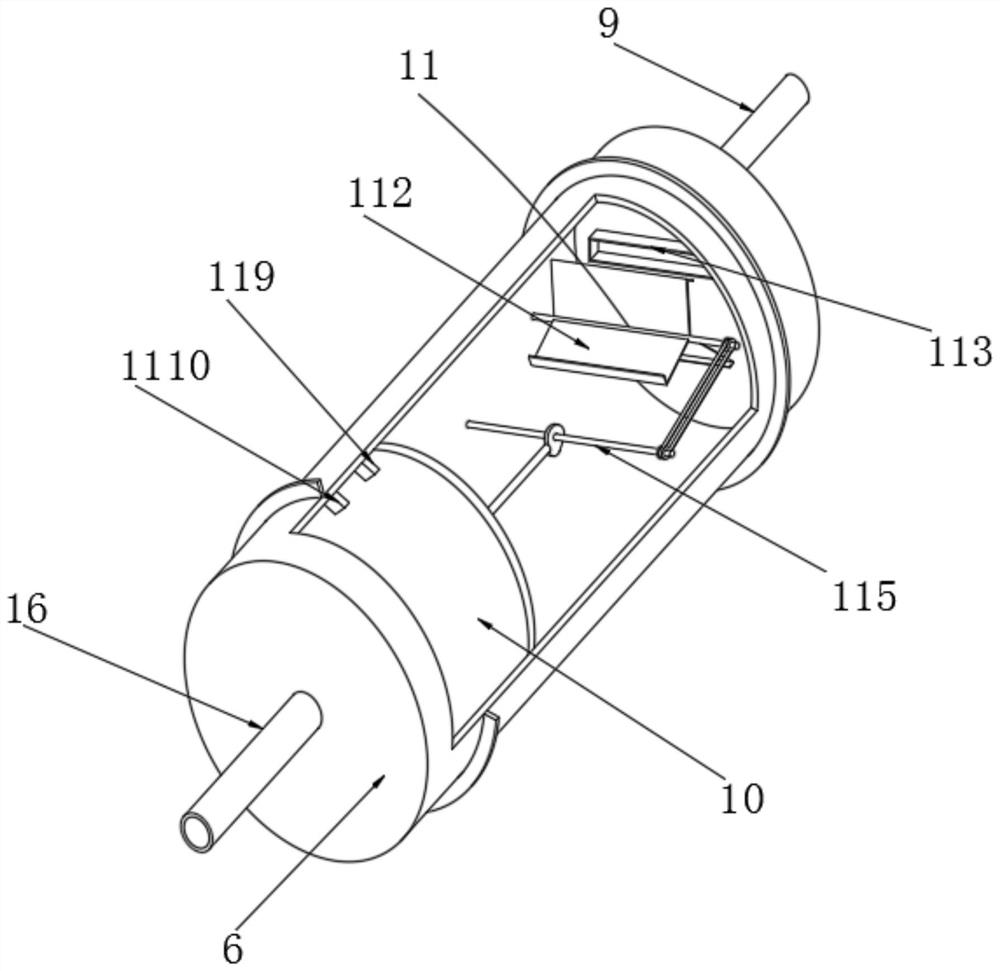 Waste gas treatment device for polycrystalline silicon preparation and use method of waste gas treatment device