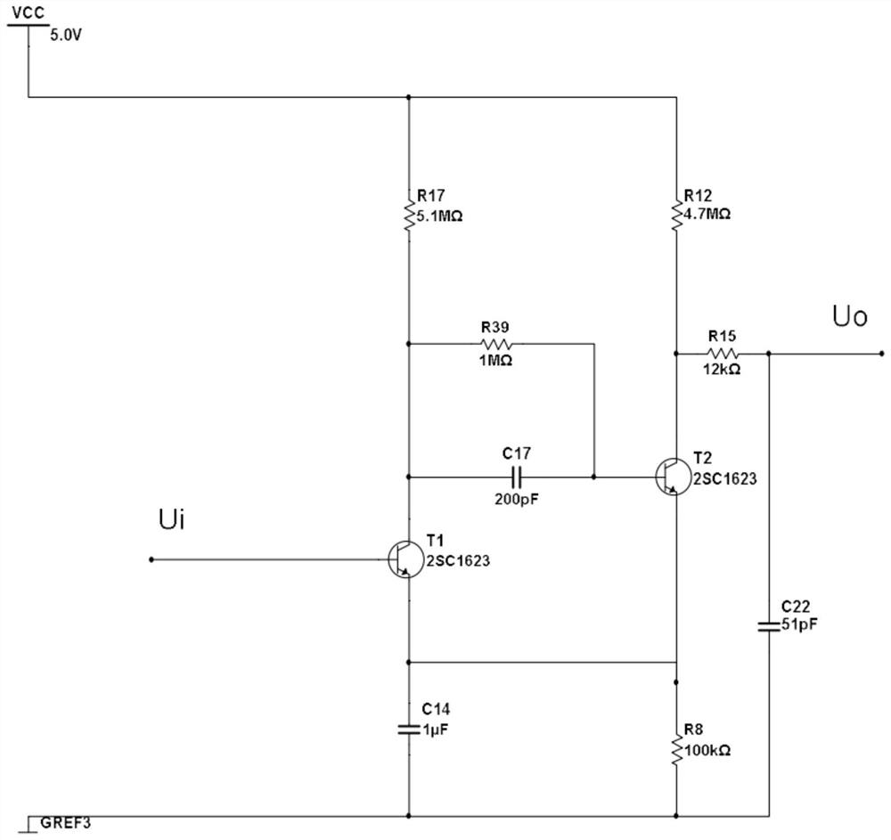 Envelope detection circuit based on Schmitt circuit and working method thereof