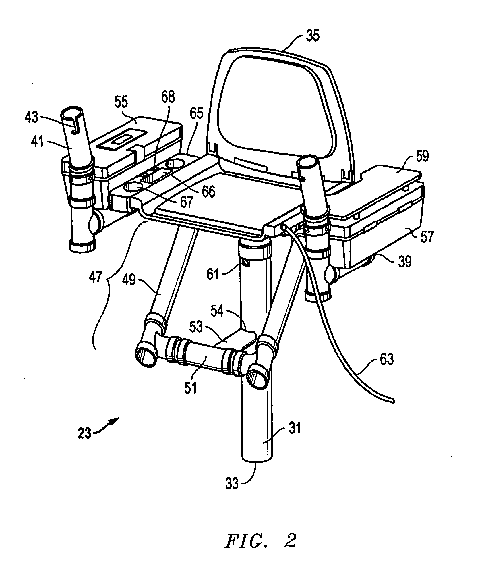 System and apparatus for chair fishing
