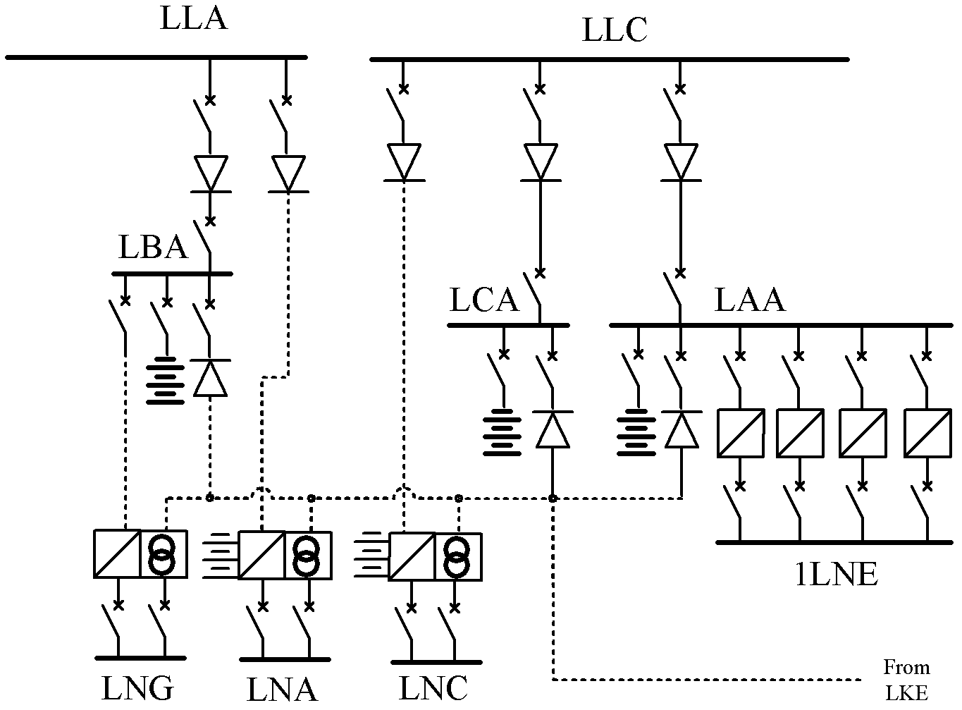 Power supply method of cold-state function test in nuclear power plant