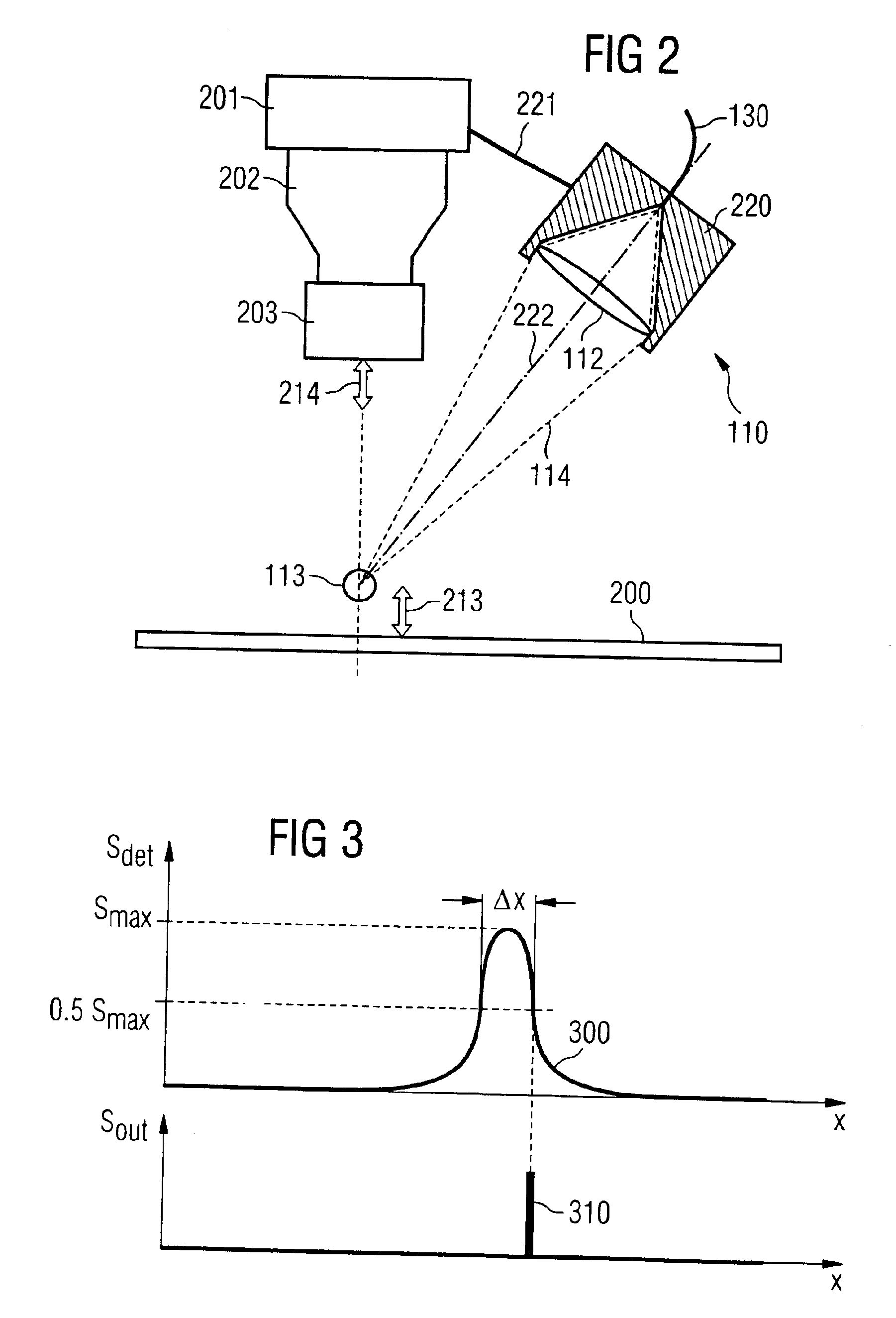 Optical spacer switch and insertion head, automatic insertion machine and method for inserting components on substrates by using the optical spacer switch