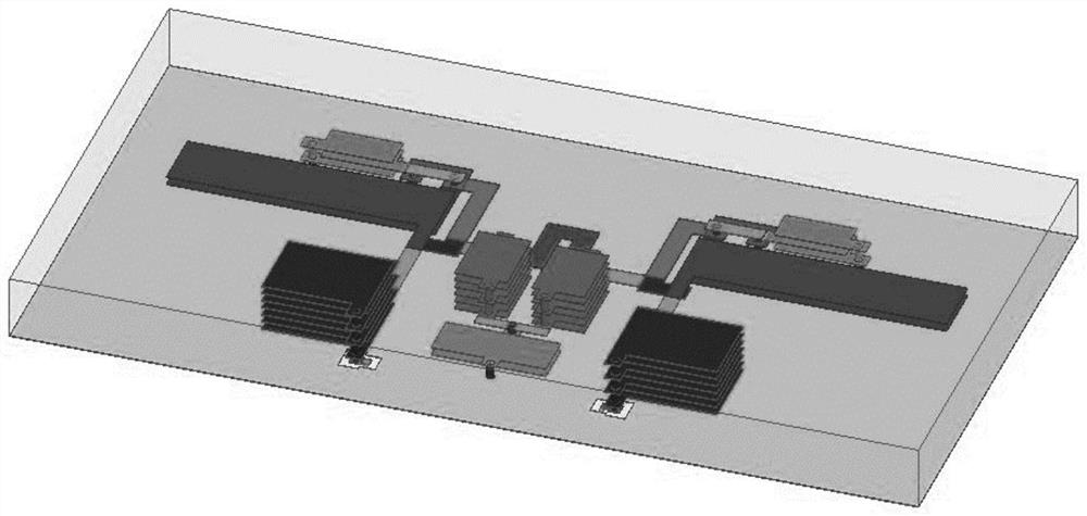 A dual-band bandpass filter chip based on ltcc