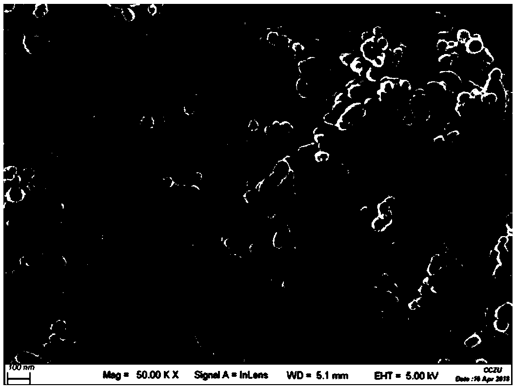 Preparation method of nano gadolinium oxide powder with large specific surface area