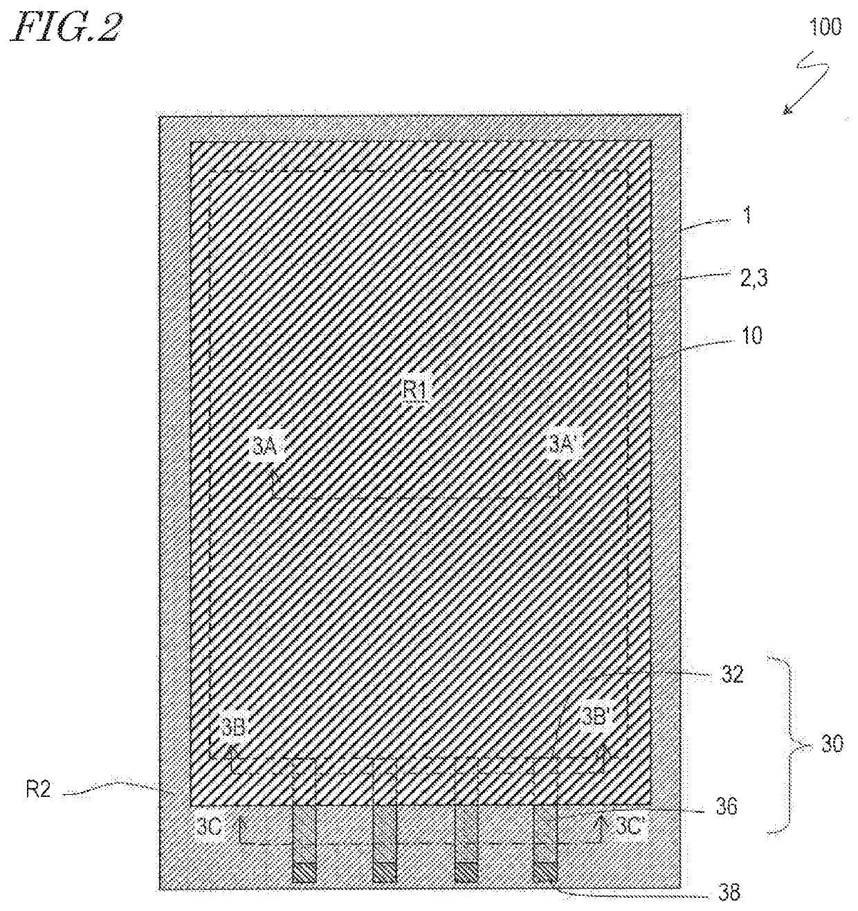 Method for producing organic electroluminescent display device comprising polydiacetylene layers