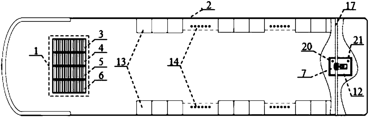 Ocean vessel ballast water treatment barge for port operation