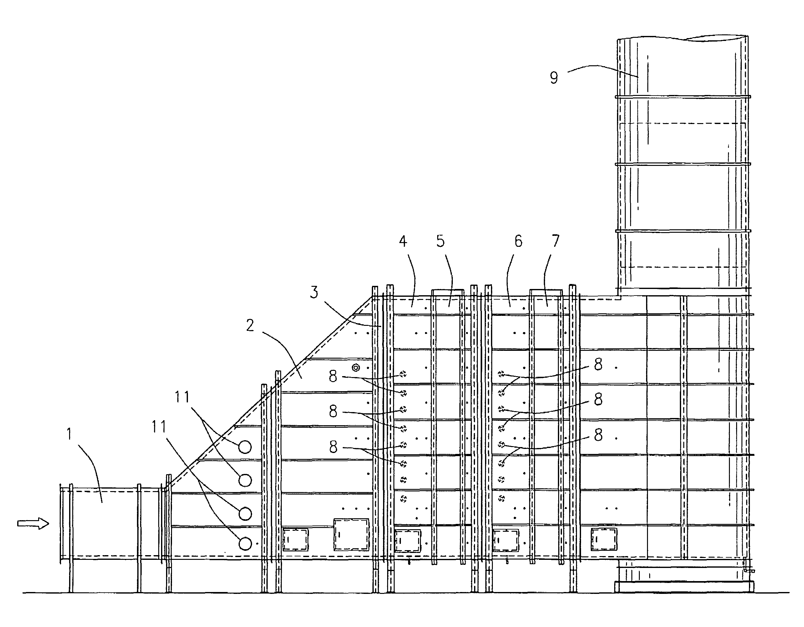 Multi-bed selective catalytic reduction system