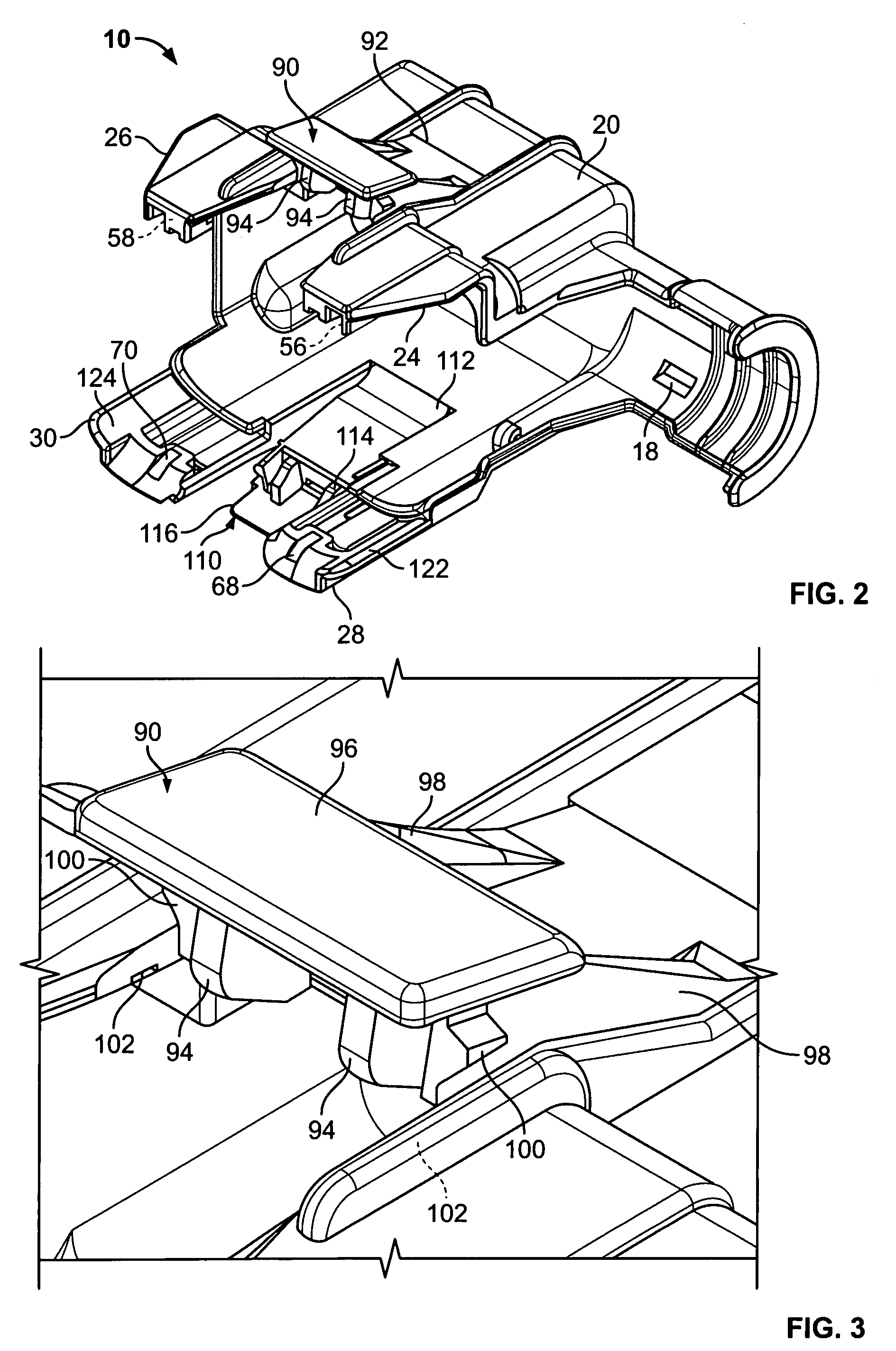 Electrical connector wire guide with hinged cam lock