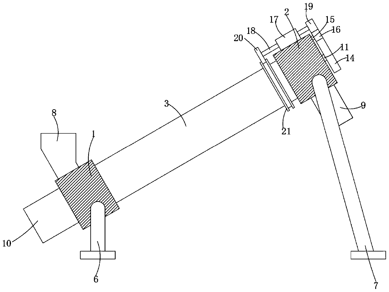 Spiral material lifter for grain storage and transportation