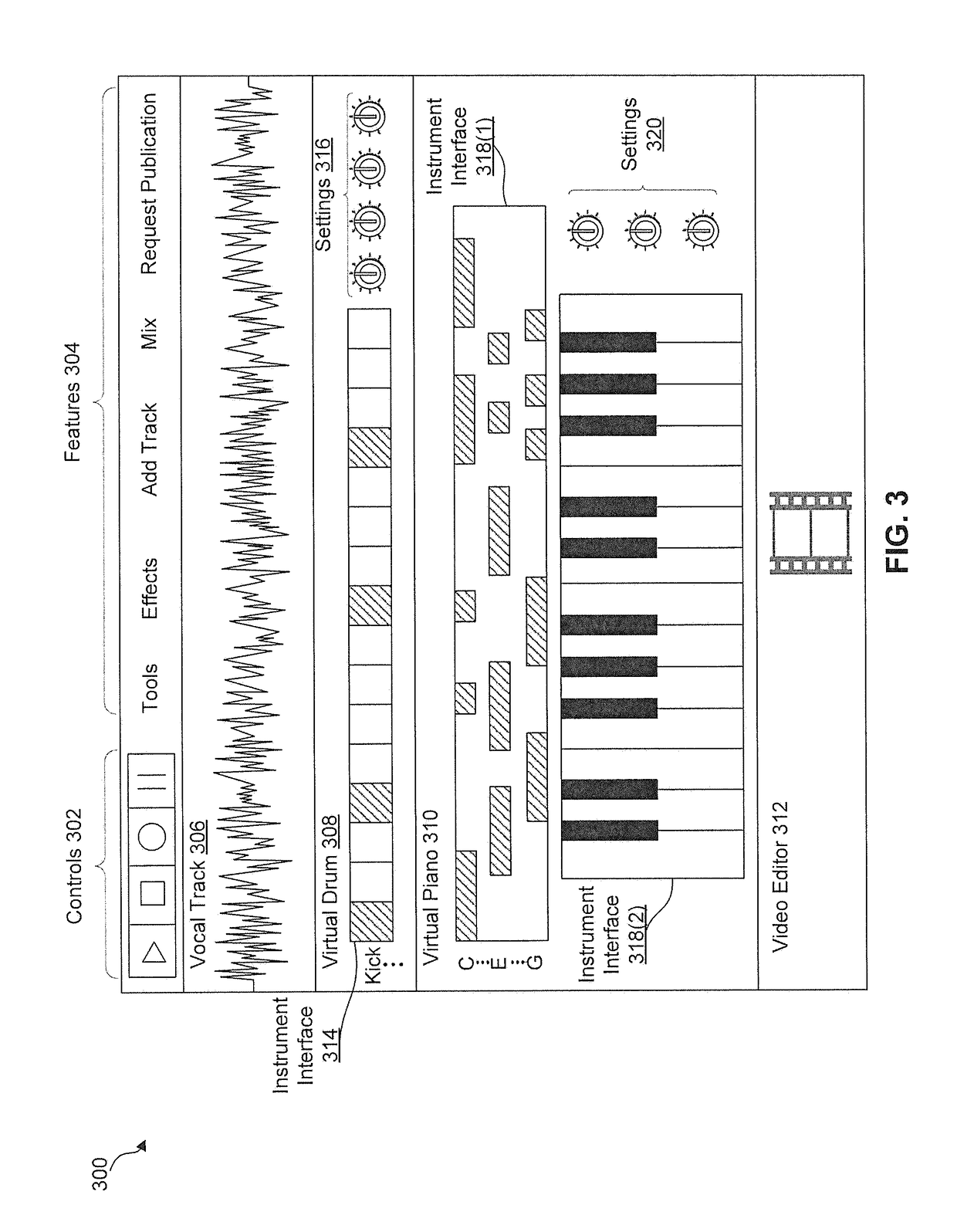 System and method for audio visual content creation and publishing within a controlled environment