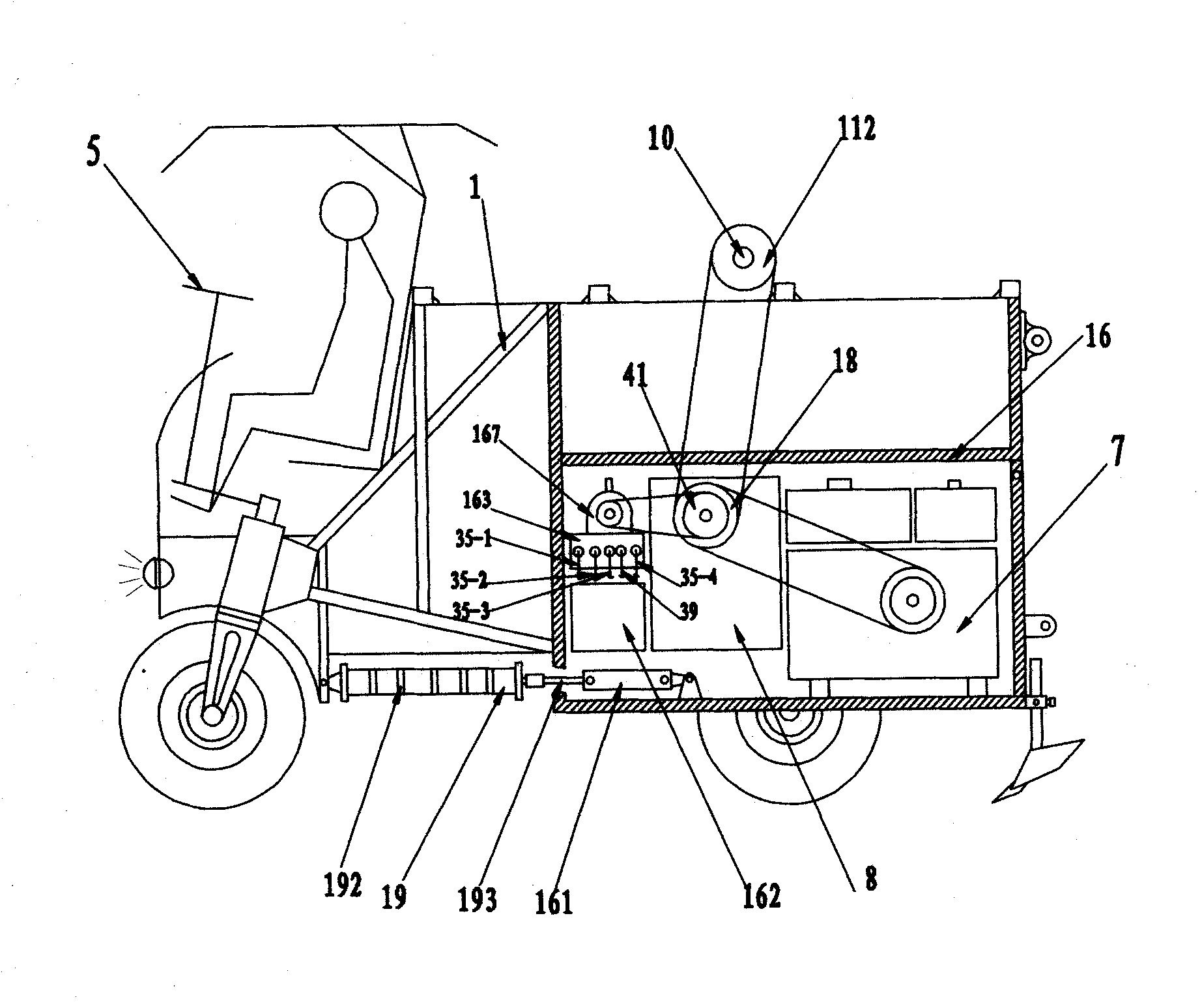 Injection type irrigation machine