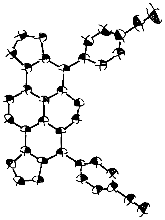 Furan fused boron aza dihydropyrene and synthesis method thereof