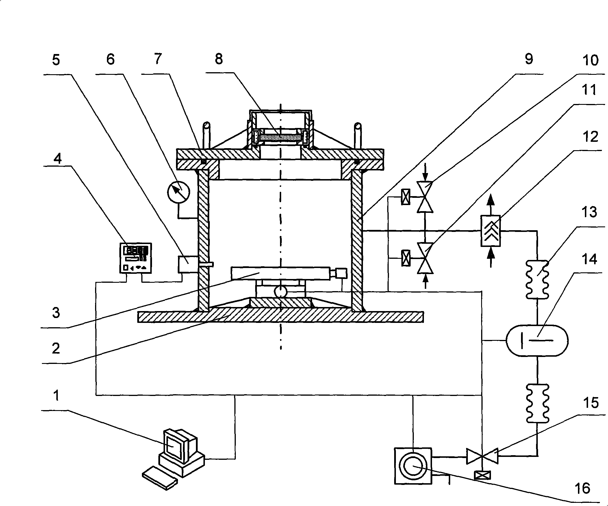 Vacuum system for laser processing