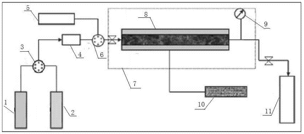 Method and device for testing gas content of shale gas reservoir