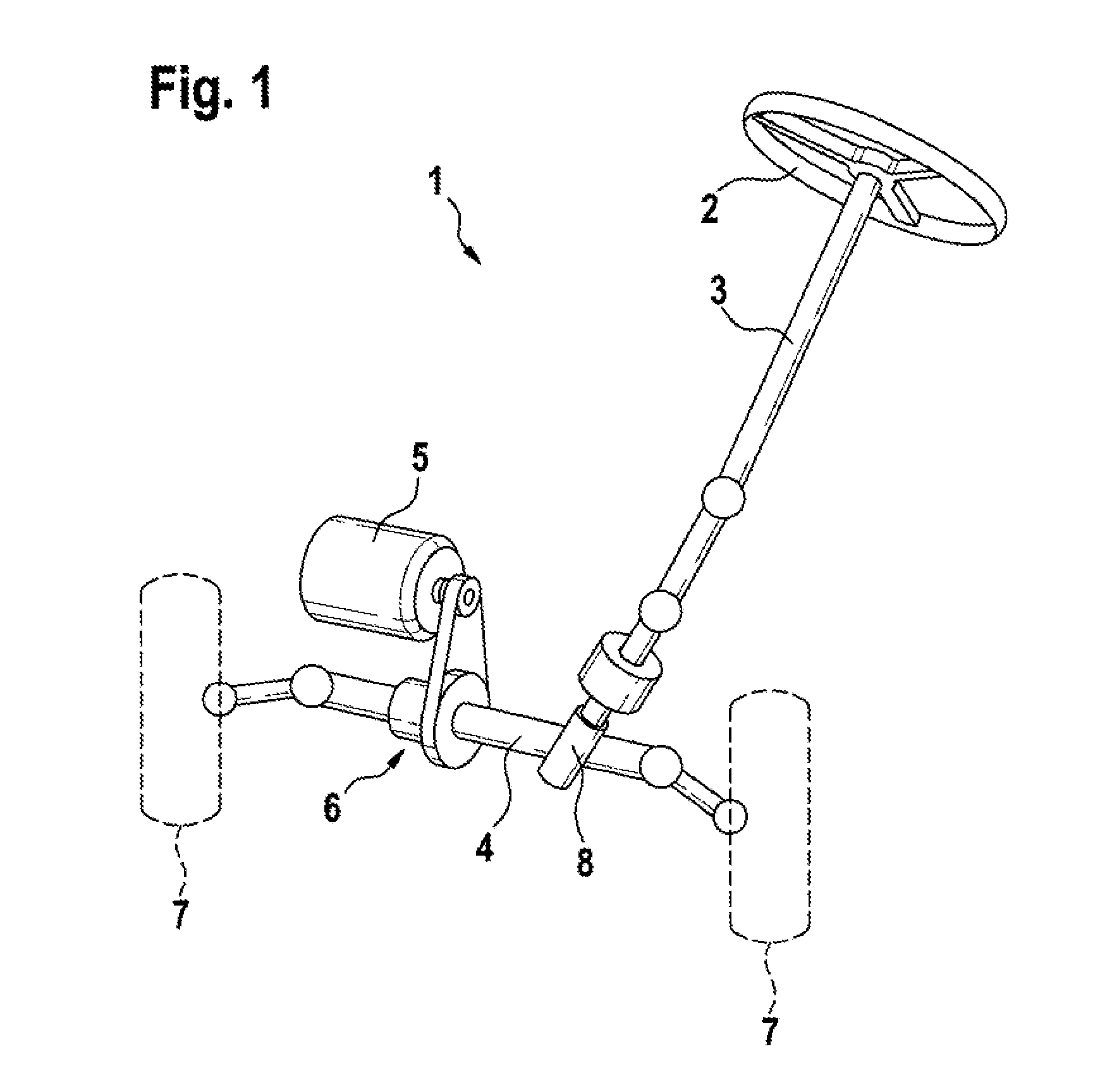 Steering drive for a motor vehicle