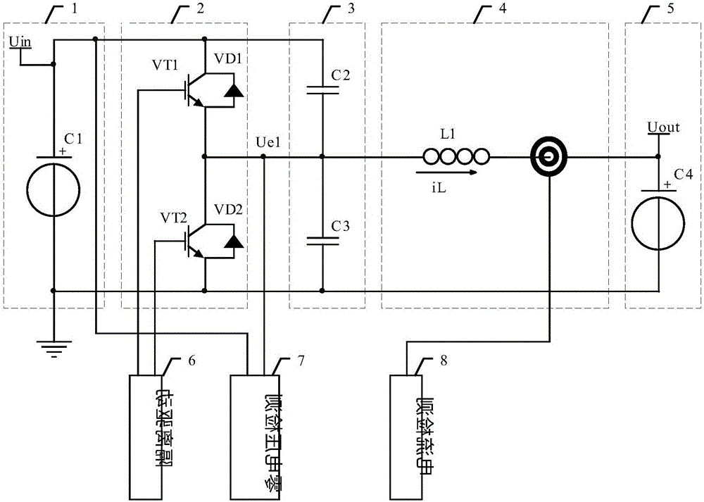 High-power bi-directional DC (Direct Current)-DC converter circuit in soft switching mode