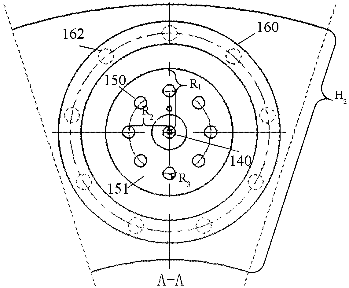 Axial grading combustion chamber of gas turbine and control method of axial grading combustion chamber