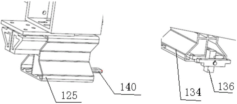 Robot T-type track steering mechanism and method