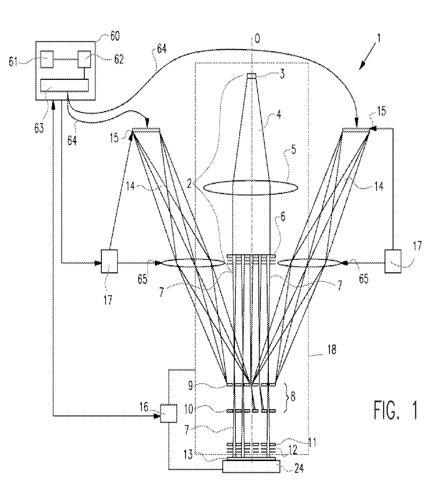 Charged particle optical system comprising an electrostatic deflector