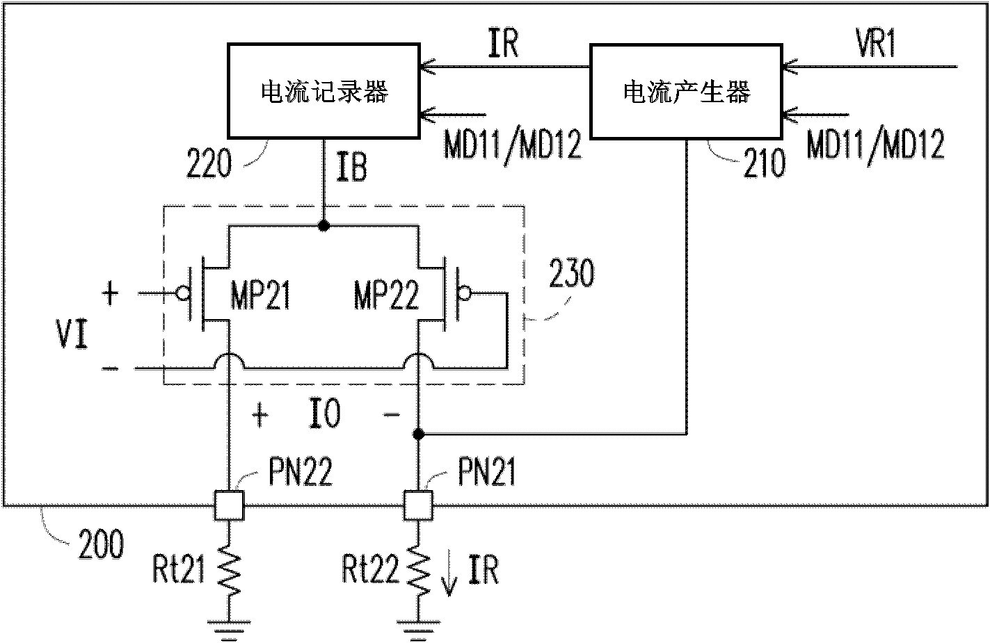 Current supplier and method thereof