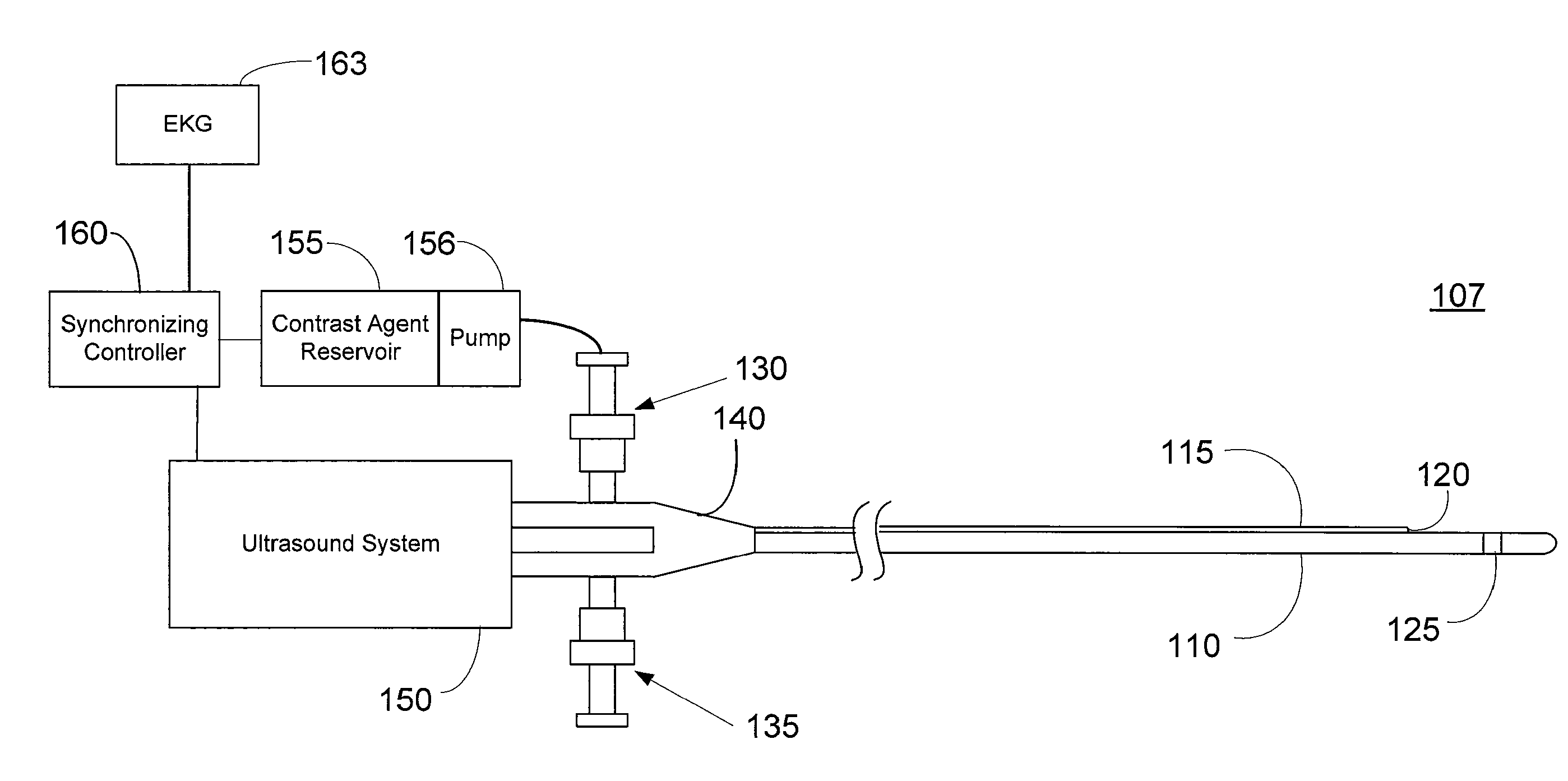 Imaging Catheter With Integrated Contrast Agent Injector