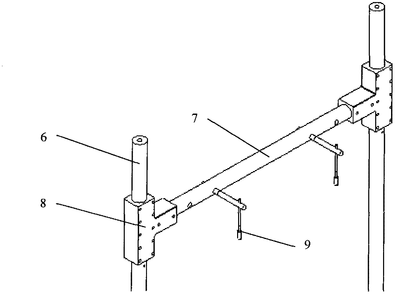 Decoupling-type free vibration suspending structure of bridge segment model