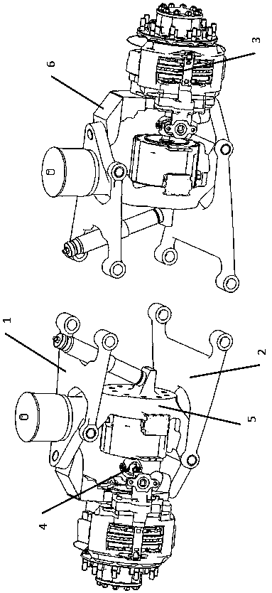 Independent suspension integrated wheel-side motor assembly