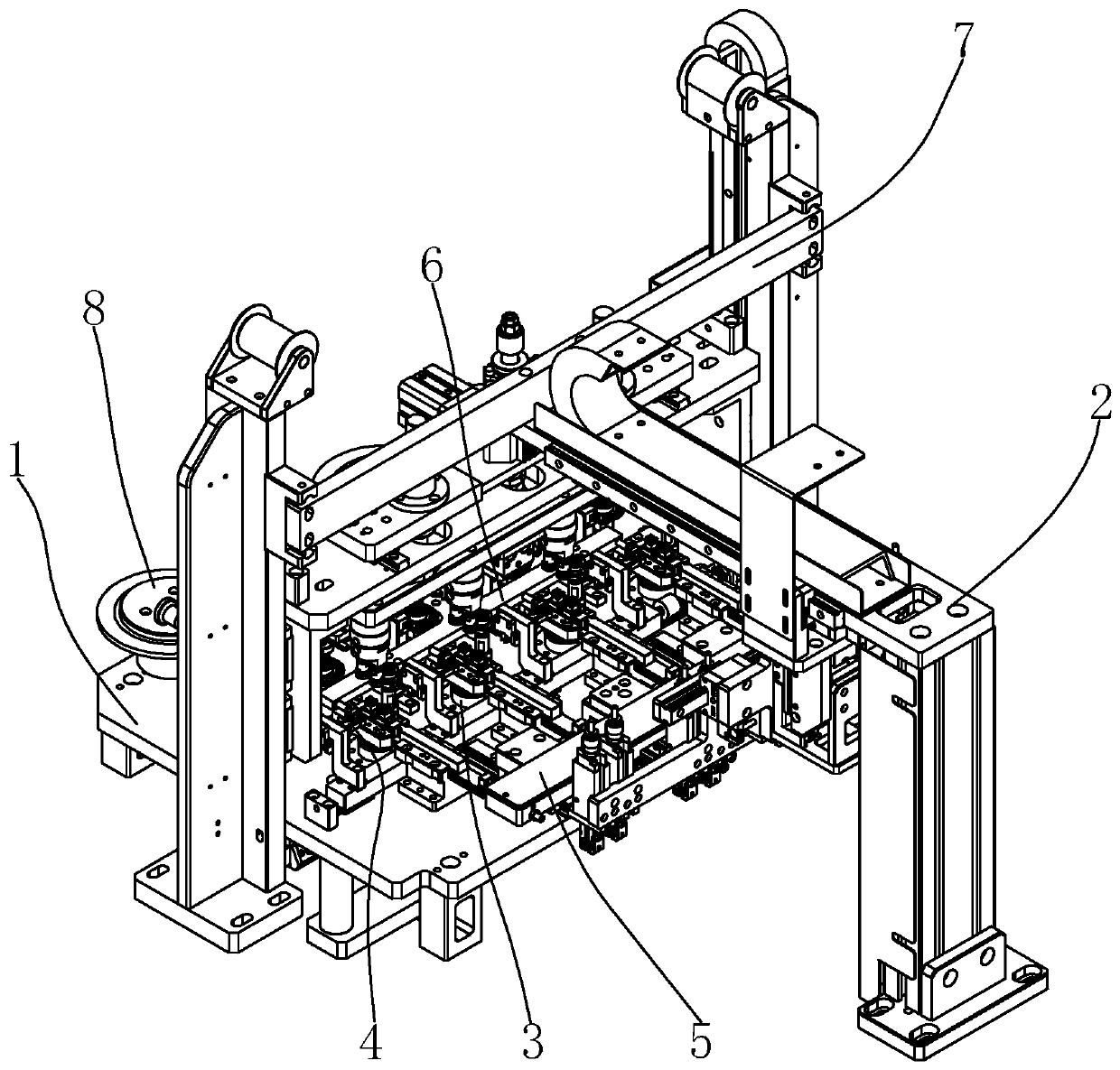 A High-frequency Transformer Automatic Gluing Mechanism