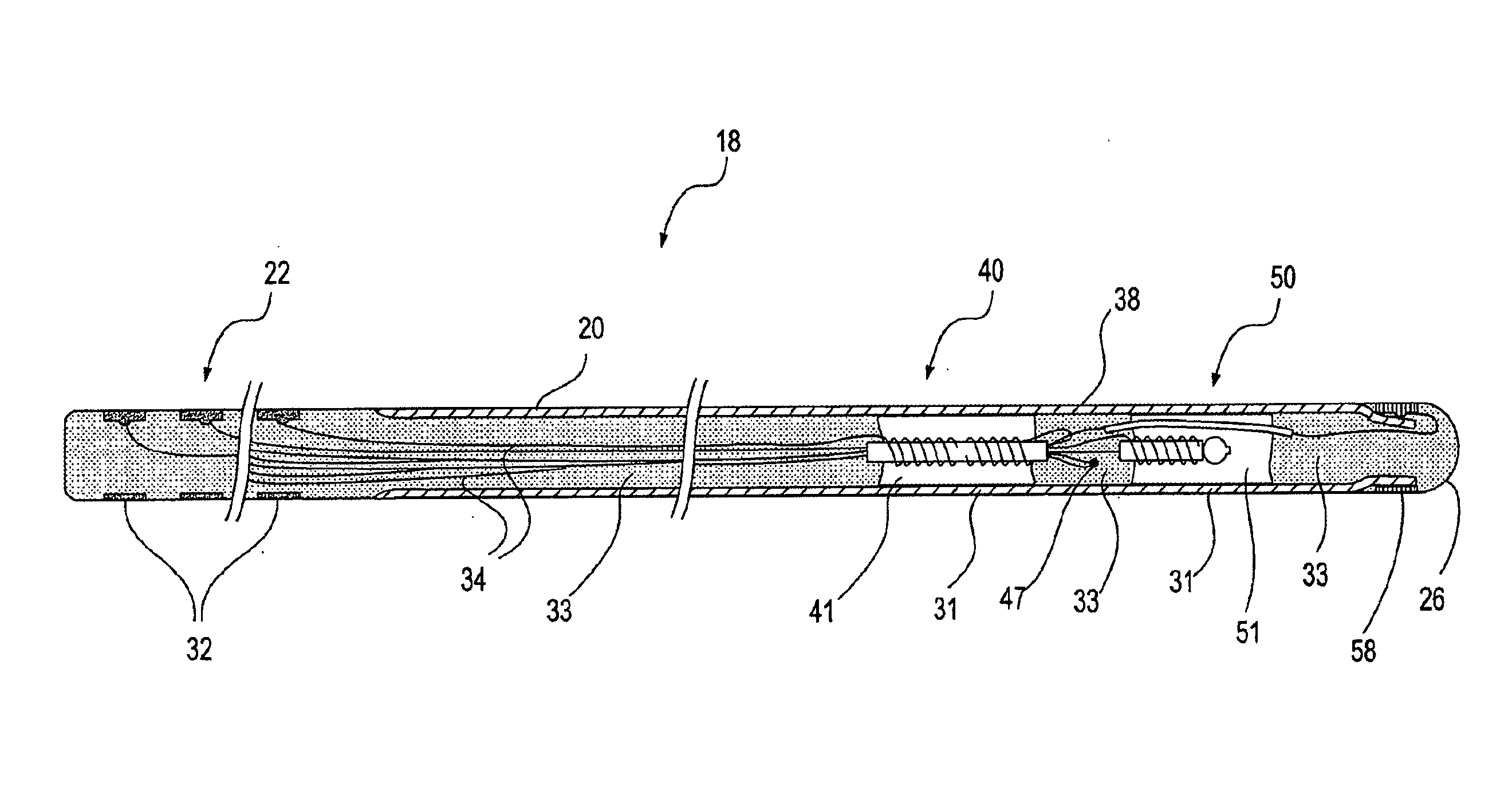 Probe with gas permeable material surrounding a gas sensor assembly