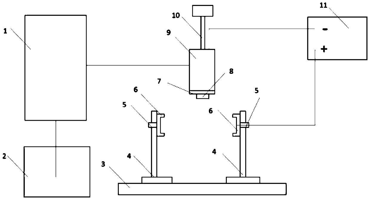 Subsequent electrolysis machining device and method for nickel-base superalloy member