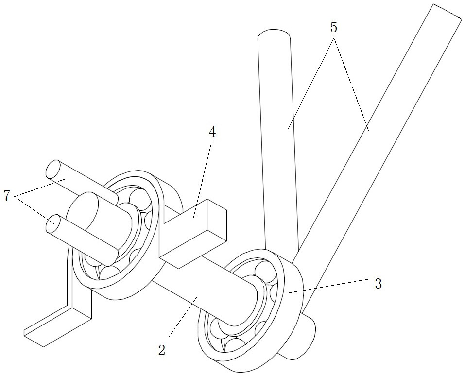 Labor-saving steel bar bending tool capable of controlling bending angle and method