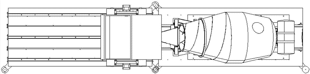 Combined type concrete mixer truck