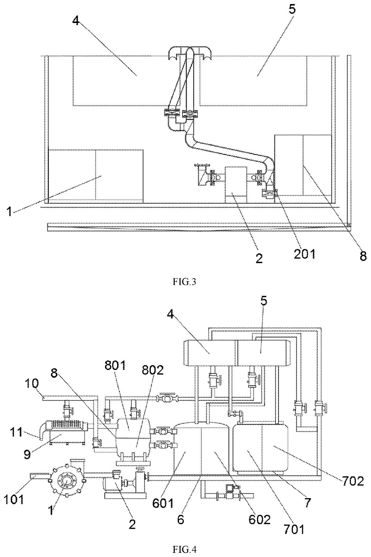 Positive polymer fecal sludge treatment apparatus