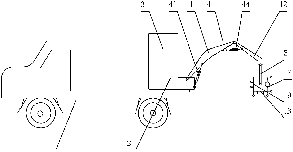 Rotatable and multifunctional road maintenance equipment