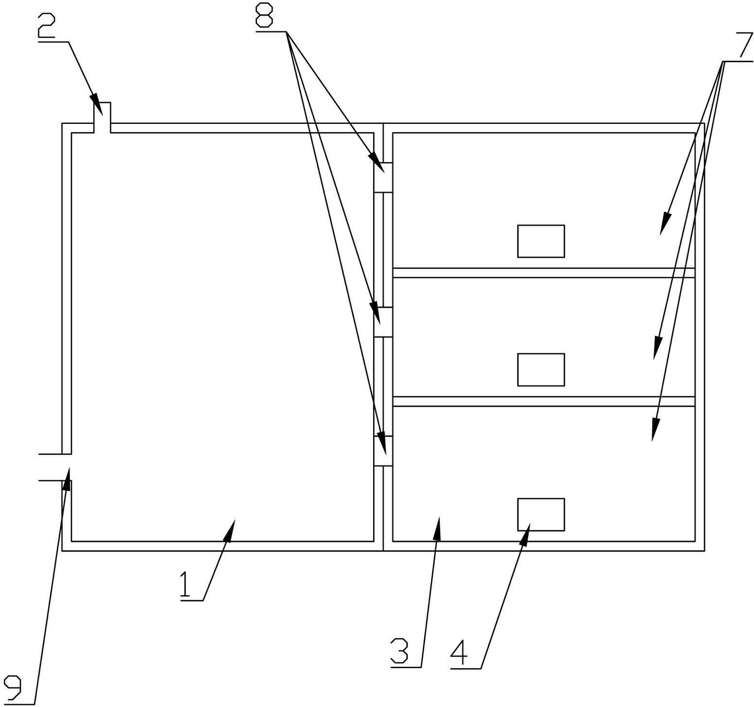 Salt mist system of multifactor environmental aging test device for composite material