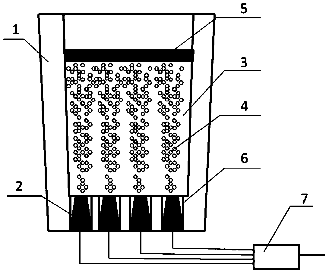 Device and method for quickly removing occluded foreign substances in molten steel