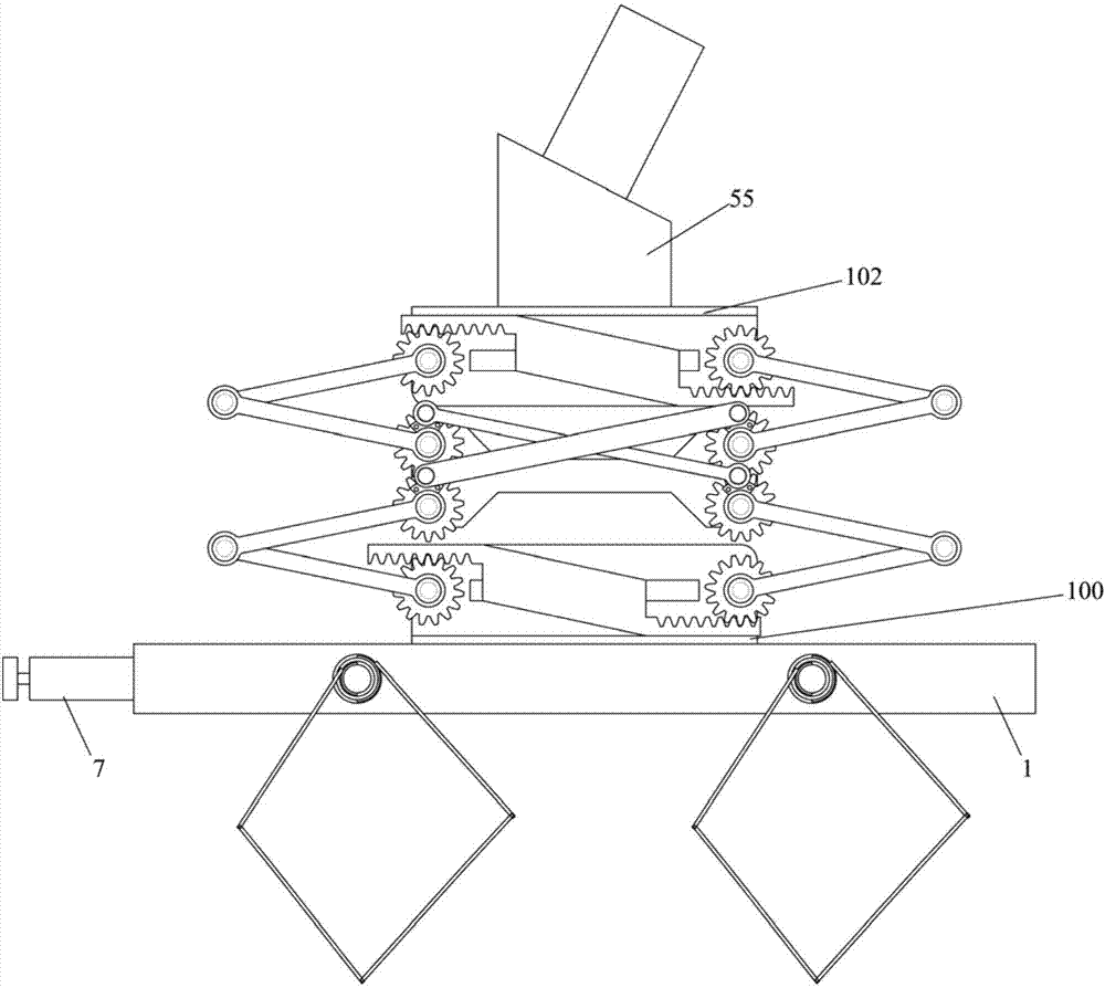 Rescue device for building fire fighting