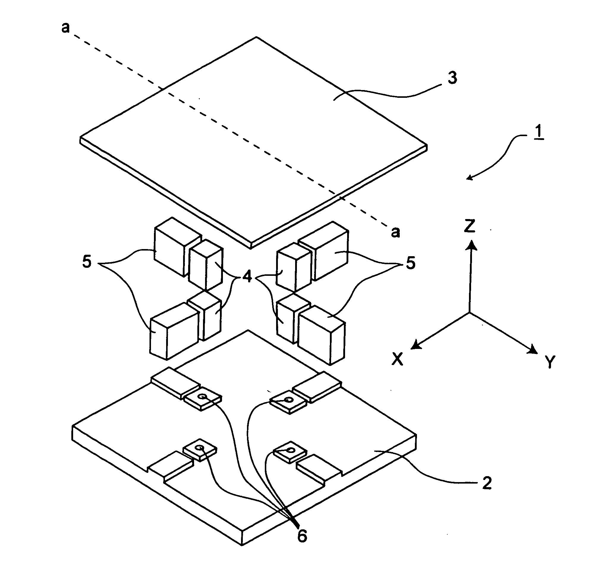 Variable-shape mirror and optical pickup device therewith