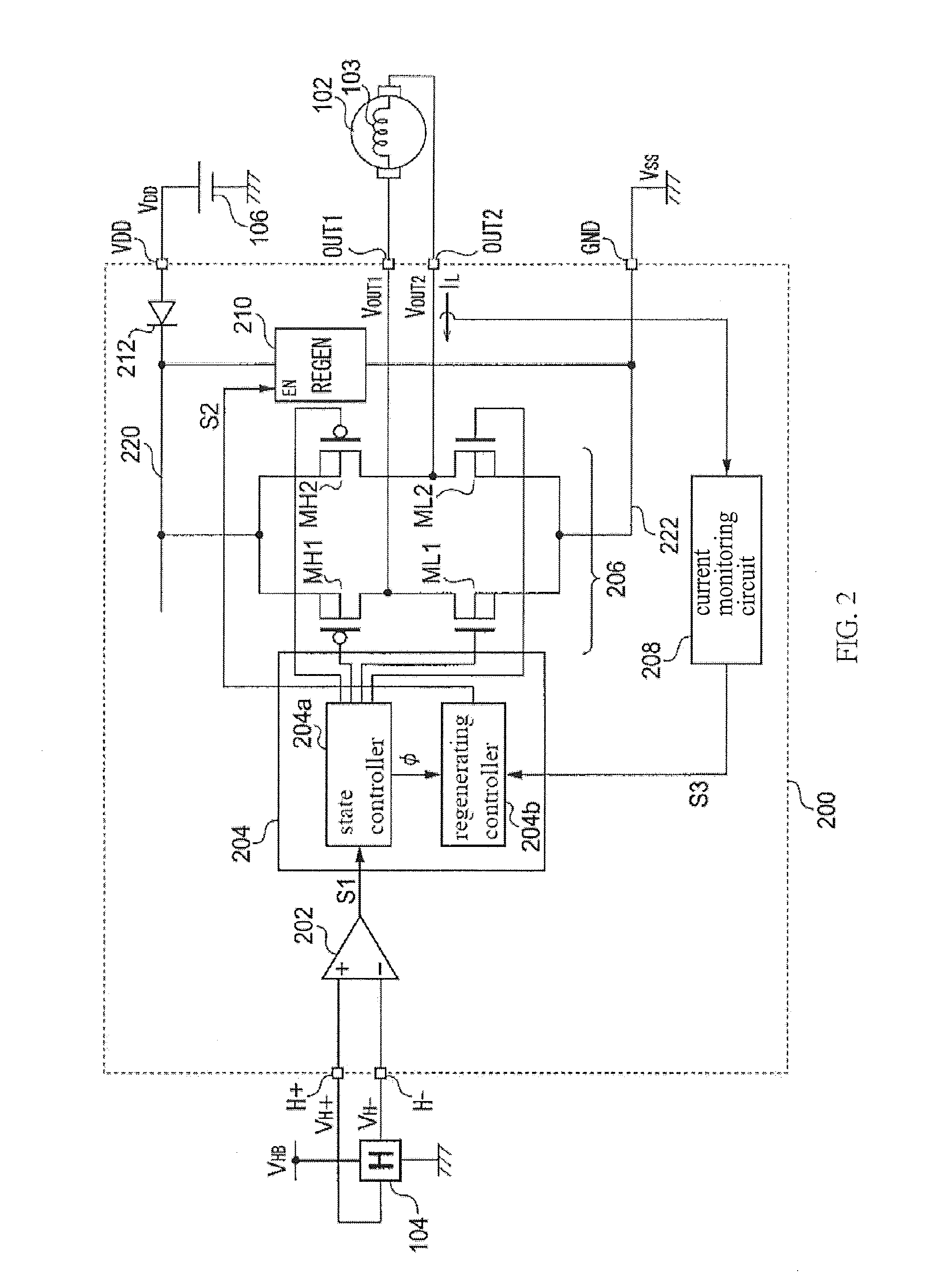 Fan motor driving means, driving method, and cooling device and electronic equipment using the same