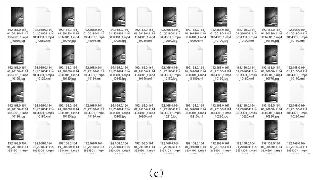 Pipe gallery video intelligent attribute detection method and system based on cloud processing