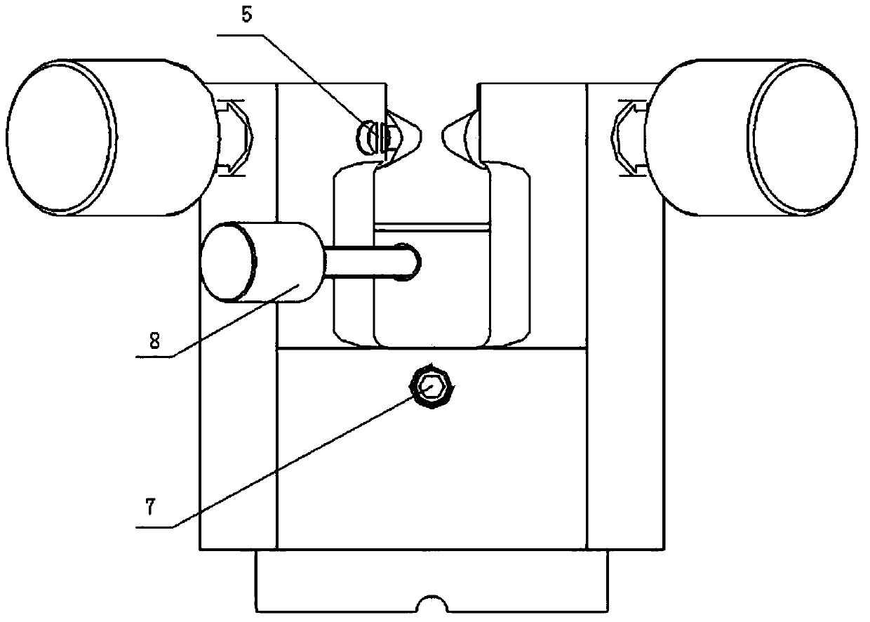 Optical module component coupling device