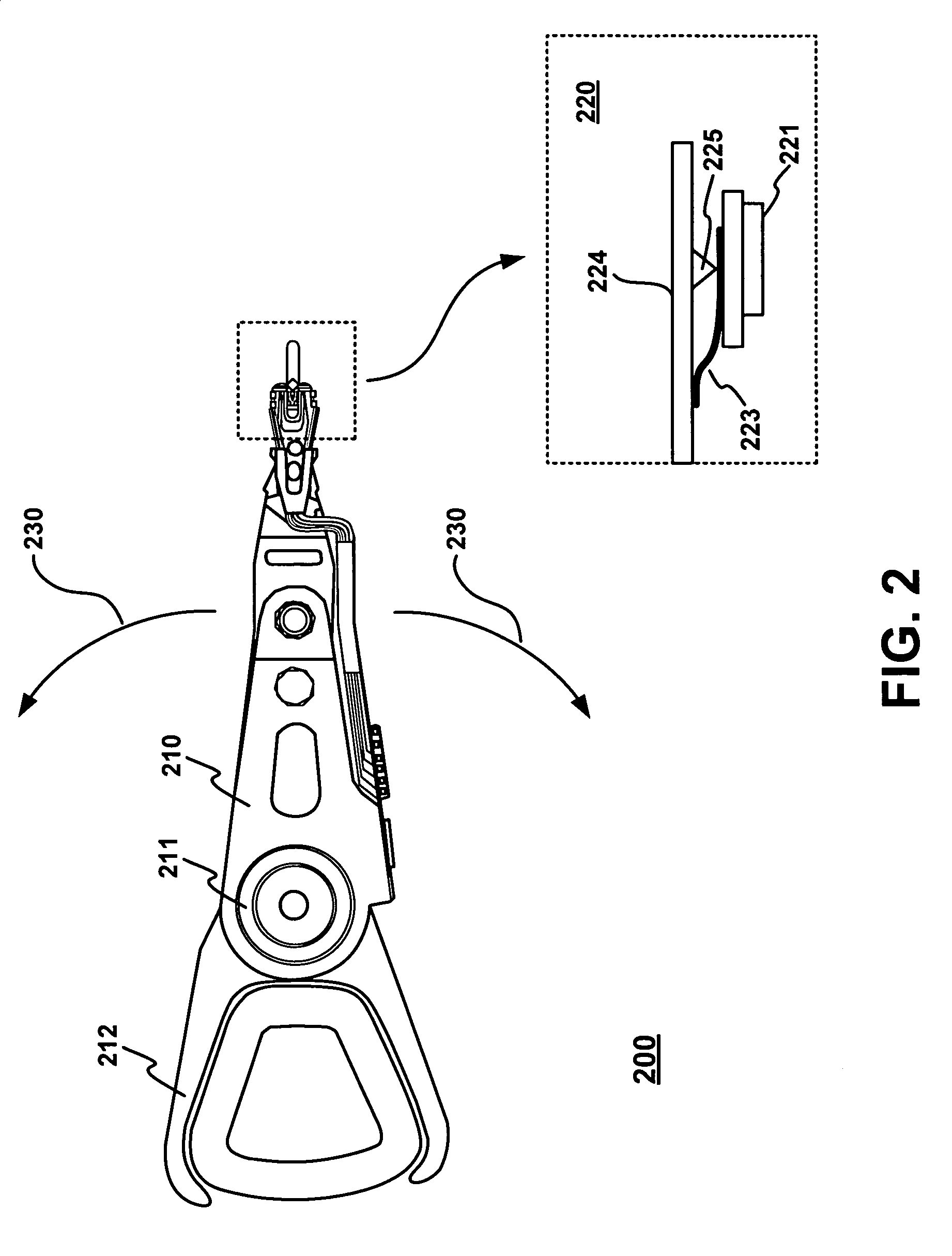 Integrated flexure tongue micro-actuator