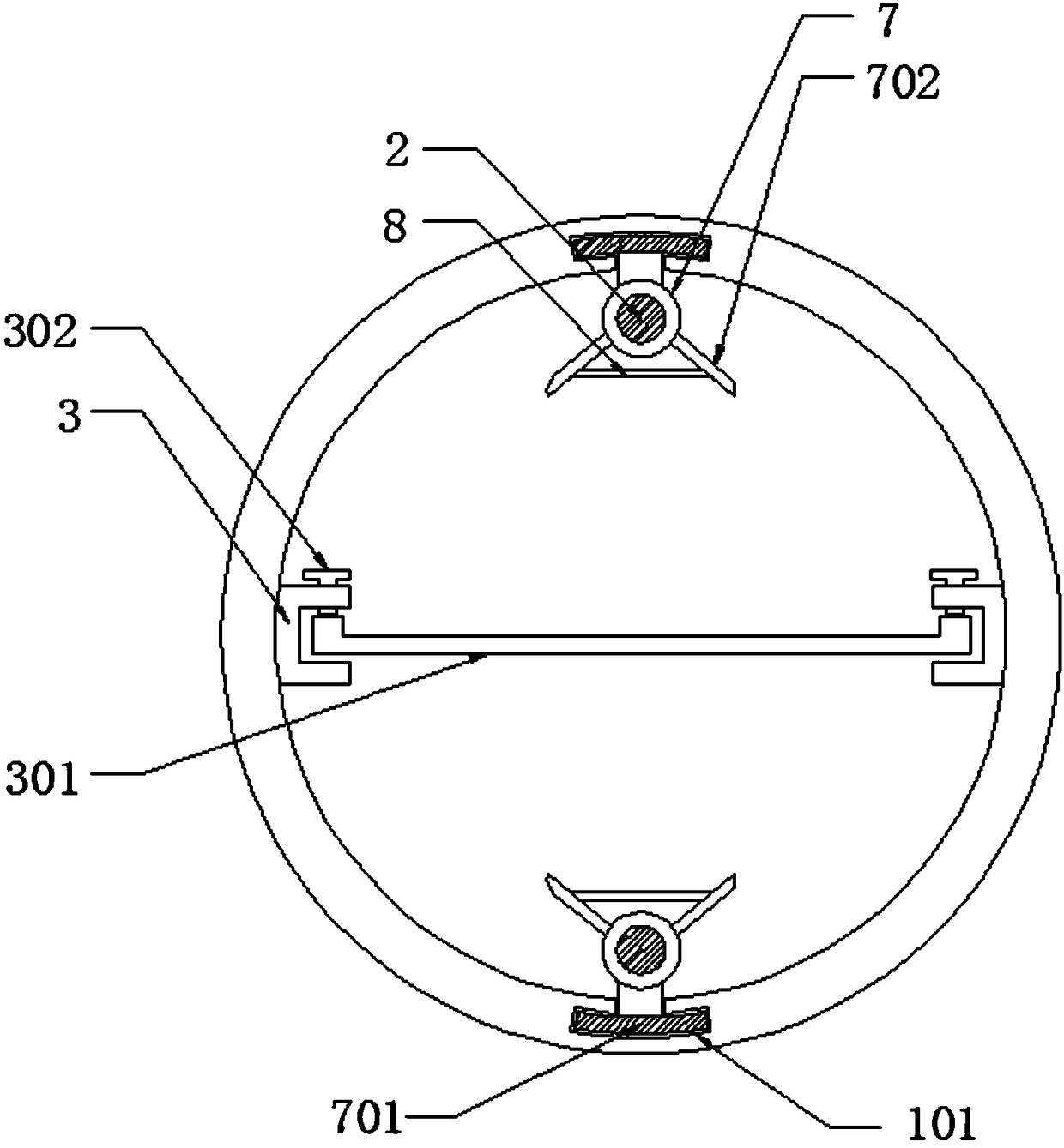 Manual LED exposure device