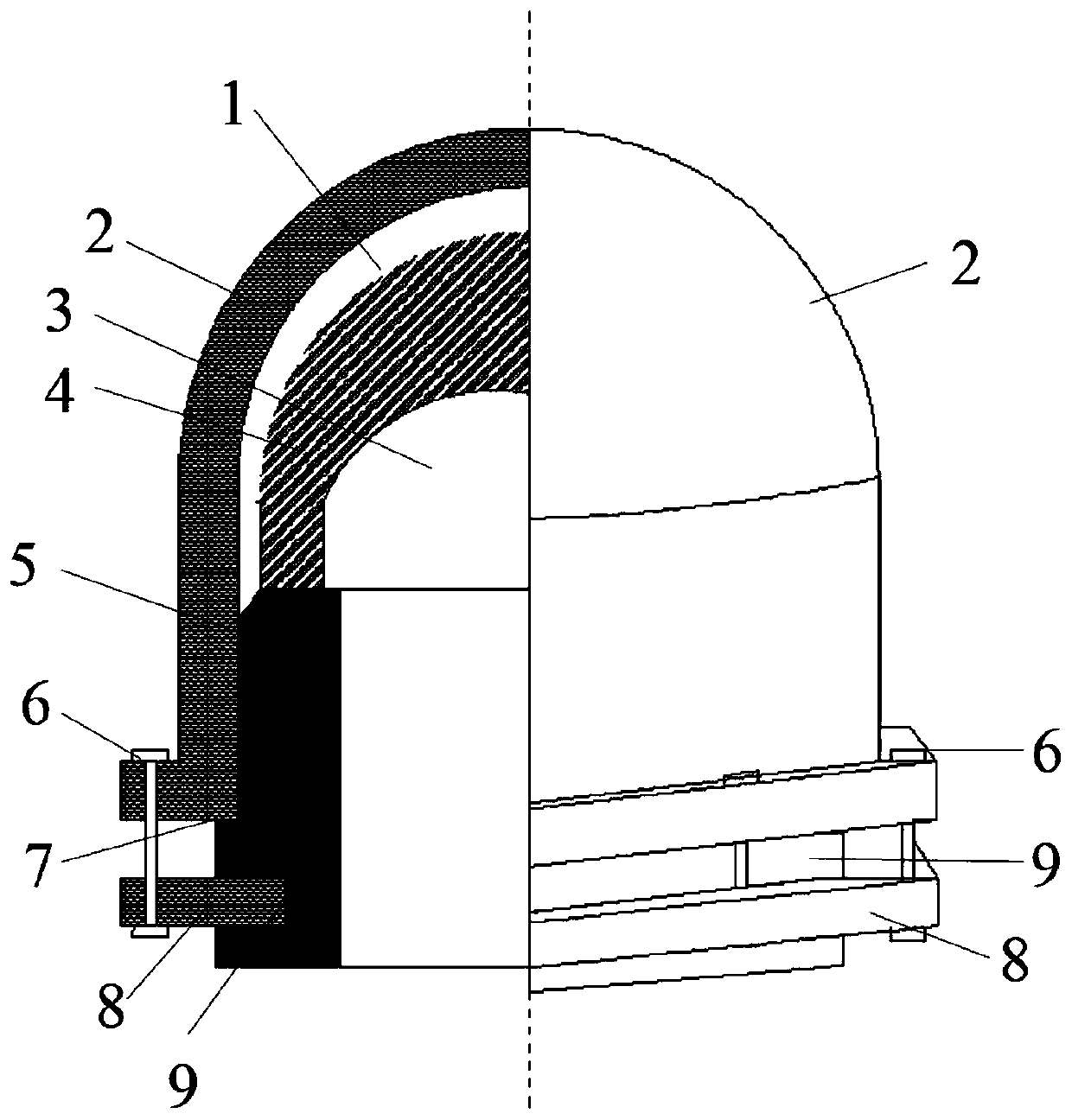 Energy absorbing type nut and automobile