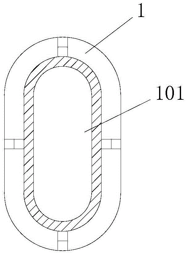 Front tow rope trolley anchoring device of ship unloader