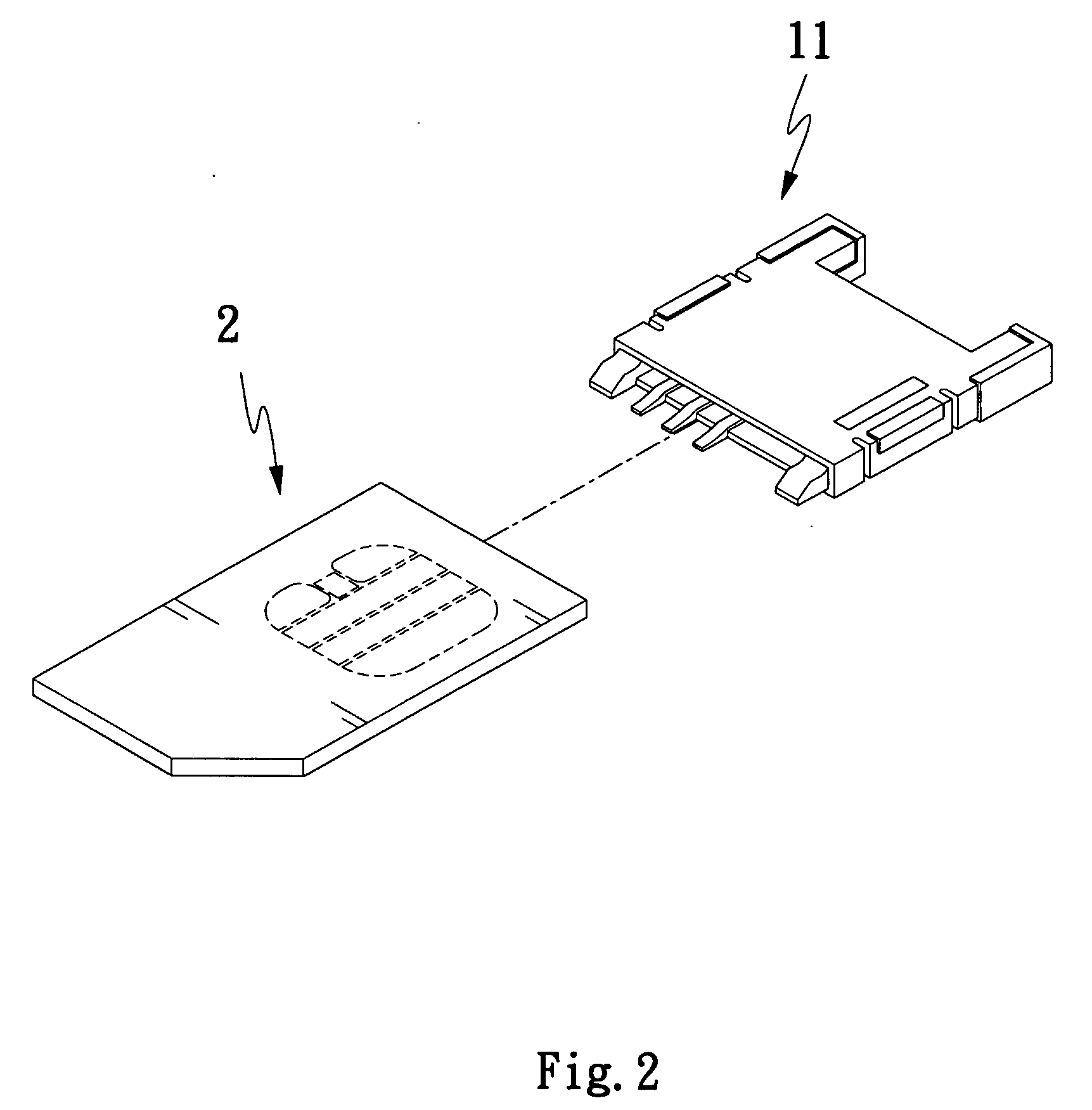 Data read/write device capable of reading SIM card