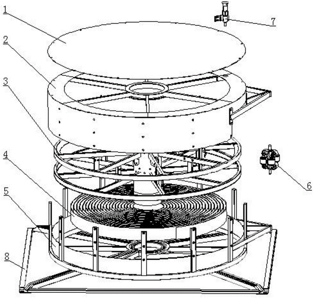 Large take-up reel used for engineering