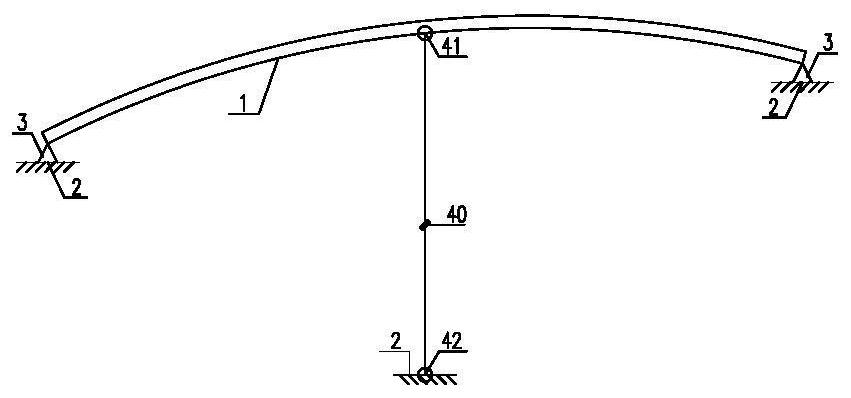 Structural system for structural vibration double control and design method