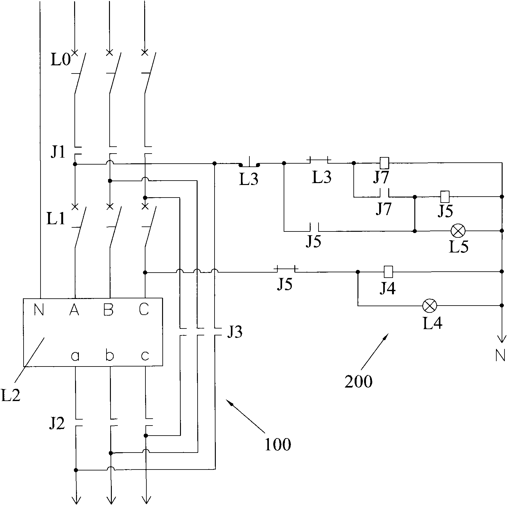 Time delay switching circuit